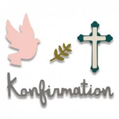 Sizzix Thinlits Stanzer - 5tlg - Text - Konfirmation 