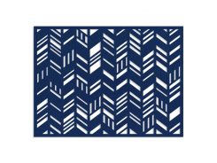 Sizzix Thinlits Stanzer - Card Front, Fancy Chevrons w/Layering Shapes by Jen Long 