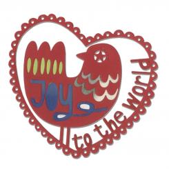 Sizzix Thinlits Stanzer - Joy to the World by Debi Potter 