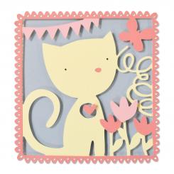 Sizzix Thinlits Stanzer - Playful Kitten by Debi Potter 