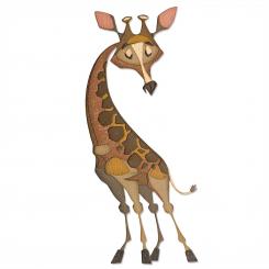 Sizzix Thinlits Stanzer Set 10tlg. - Giraffe Gertrude, Colorize by Tim Holtz 