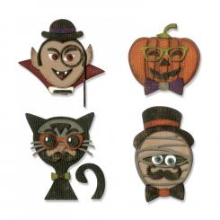 Sizzix Thinlits Stanzer Set 10tlg. - Hip Haunts by Tim Holtz 