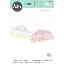 Sizzix Thinlits Stanzer Set 10tlg. - Tortenstück by Olivia Rose 