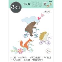 Sizzix Thinlits Stanzer Set 11tlg. - Freudenreiter by Olivia Rose 