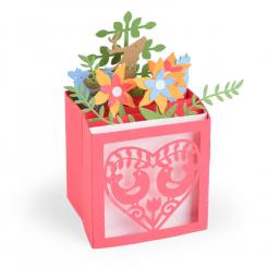 Sizzix Thinlits Stanzer Set 12tlg. - Card in a Box, Weihnachten by Lynda Kanase 