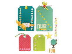 Sizzix Thinlits Stanzer Set 12tlg - Happy Day by Lori Whitlock 