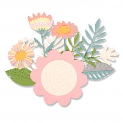 Sizzix Thinlits Stanzer Set 15tlg. - Floral Tropics by Sophie Guilar 