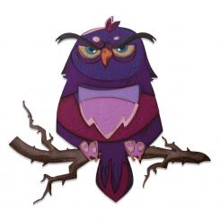 Sizzix Thinlits Stanzer Set 16tlg.- Eule Arthur Colorize by Tim Holtz 