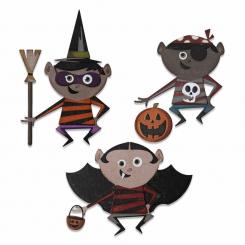Sizzix Thinlits Stanzer Set 18tlg. - Trick or Treater by Tim Holtz 