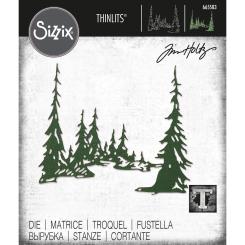 Sizzix Thinlits Stanzer Set 1tlg. - Hohe Kiefern by Tim Holtz 