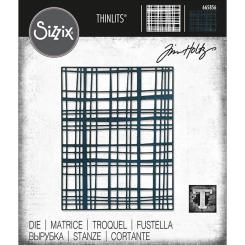 Sizzix Thinlits Stanzer Set 1tlg. - Simple Plaid by Tim Holtz 