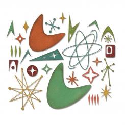 Sizzix Thinlits Stanzer Set 25tlg. - Atomic Elements by Tim Holtz 