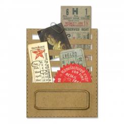 Sizzix Thinlits Stanzer Set 2tlg. - Gesteppte Schlitze by Tim Holtz 