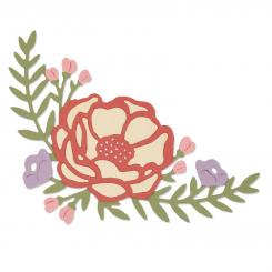 Sizzix Thinlits Stanzer Set 2tlg. - Hübsche Pfingstrose by Sophie Guilar 