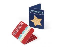 Sizzix Thinlits Stanzer Set 2tlg - Journal Cards by Rachael Bright 