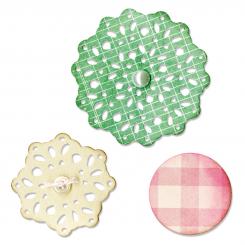 Sizzix Thinlits Stanzer Set 3 Stück - Lace, Layering Decorator by Scrappy Cat 