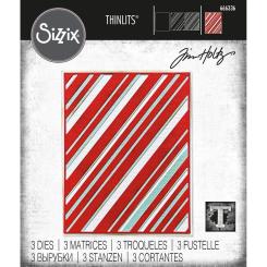 Sizzix Thinlits Stanzer Set 3tlg.- Mehrlagige Streifen by Tim Holtz 