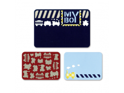 Sizzix Thinlits Stanzer Set 3tlg - My Boy by Rachael Bright 