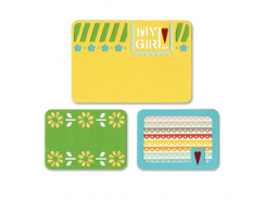 Sizzix Thinlits Stanzer Set 3tlg - My Girl by Rachael Bright 