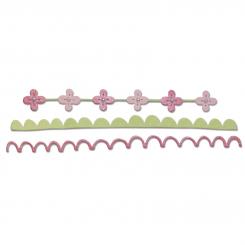 Sizzix Thinlits Stanzer Set 3tlg - Ornamental Border by Craft Asylum 