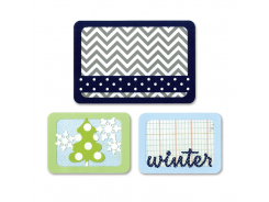 Sizzix Thinlits Stanzer Set 3tlg - Winter by Rachael Bright 