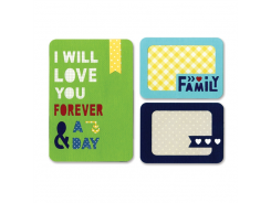 Sizzix Thinlits Stanzer Set 4tlg - Forever & a Day by Rachael Bright 
