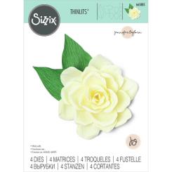 Sizzix Thinlits Stanzer Set 4tlg. - Gardenie by Jennifer Ogborn 