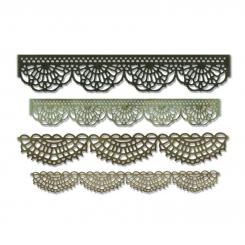 Sizzix Thinlits Stanzer Set 4tlg. - Häkelborde by Tim Holtz 