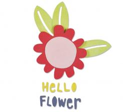 Sizzix Thinlits Stanzer Set 5tlg - Hello Flower by Craft Asylum 