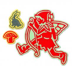 Sizzix Thinlits Stanzer Set 6tlg. - Fee #6 by Jorli Perine 