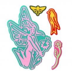 Sizzix Thinlits Stanzer Set 8tlg. - Fee #2 by Jorli Perine 