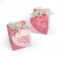 Sizzix Thinlits Stanzer Set 8tlg. - Wrap Favor Box by Lynda Kanase 