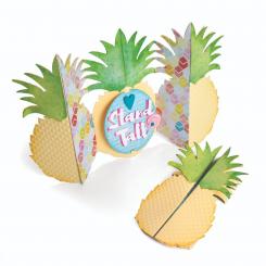 Sizzix Thinlits Stanzer Set 9tlg. - Karte Ananas by Jen Long 