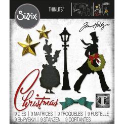 Sizzix Thinlits Stanzer Set 9tlg. - Weihnachten 2021 by Tim Holtz 