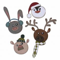 Sizzix Thinlits Stanzer Set 9tlg.- Winter Critters by Tim Holtz 