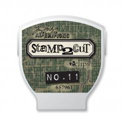 Sizzix eclips Cartridge - Tim Holtz Alterations Stamp2Cut No. 11 