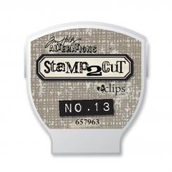 Sizzix eclips Cartridge - Tim Holtz Alterations Stamp2Cut No. 13 