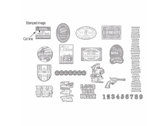 Sizzix eclips Cartridge - Tim Holtz  Alterations Stamp2Cut No. 15 