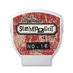 Sizzix eclips Cartridge - Tim Holtz Alterations Stamp2Cut No. 16 