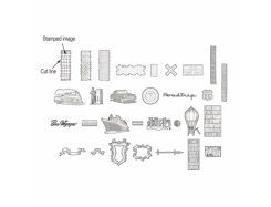 Sizzix eclips Cartridge - Tim Holtz  Alterations Stamp2Cut No. 19 