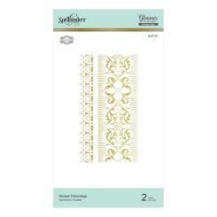 Spellbinders Glimmer Heißfolienstempel - Vergoldete Besätze 