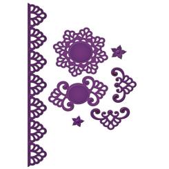 Spellbinders Shapeabilities Stanz- & Prägeschablone Moroccan Accents 7 Stanzer 