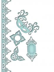 Spellbinders Shapeabilities Stanz- & Prägeschablone Venetian Accents 5 Stanzer 