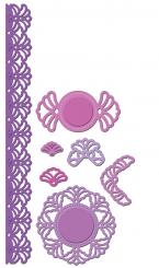 Spellbinders Shapeabilities Vintage Lace Accents 7 Stanzer 