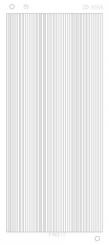 Spiegel-Stickerbogen Linien Platinum 100 x 230mm 