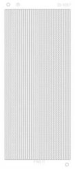 Spiegel-Stickerbogen Perlen Linien Platinum 100 x 230mm 