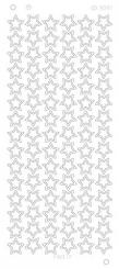 Spiegel-Stickerbogen Sterne Platinum 100 x 230mm 