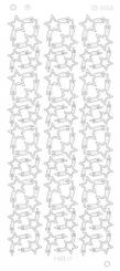 Spiegel-Stickerbogen Sternen stickers Platinum 100 x 230mm 