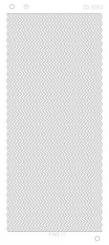 Spiegel-Stickerbogen Zig-zag Linien Platinum 100 x 230mm 