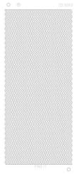 Spiegel-Stickerbogen Zig-zag Linien Platinum 100 x 230mm Silber Silber